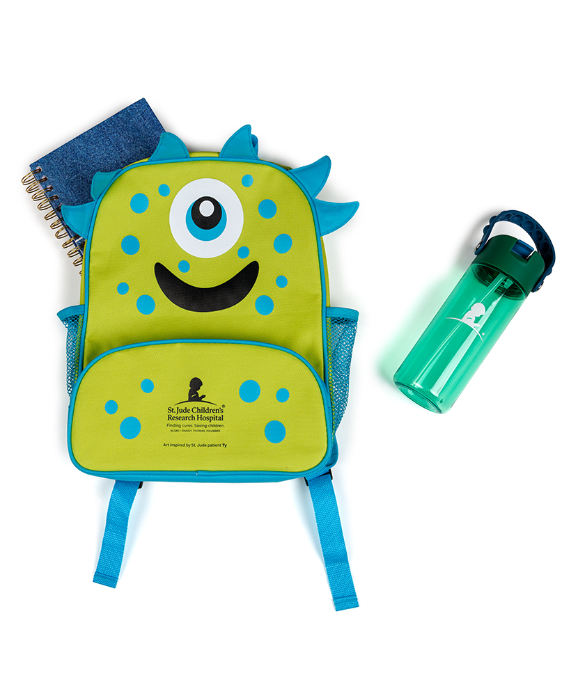 Primary image St. Jude Alien Nylon Backpack - Patient Art Inspired